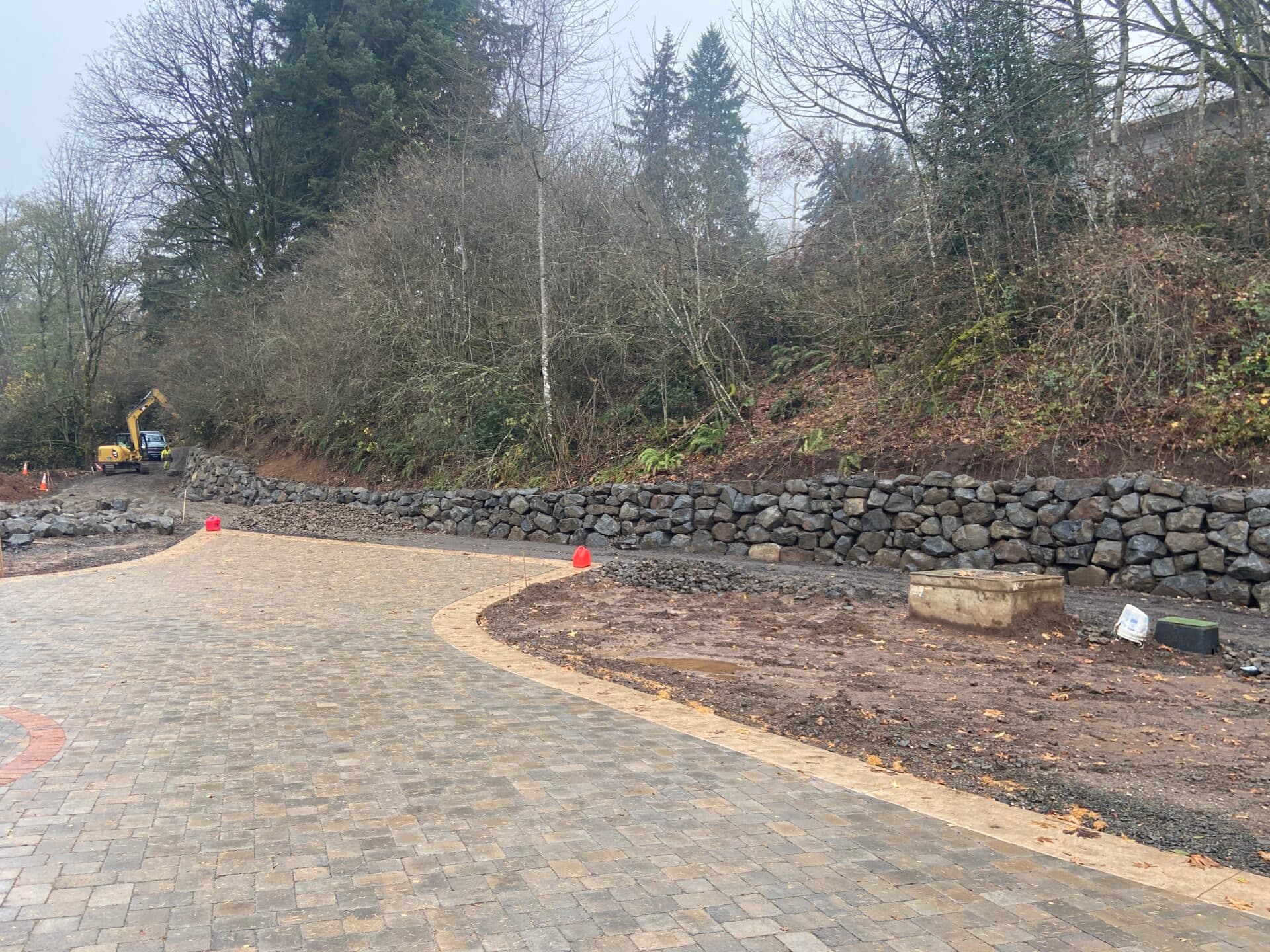 Commercial Retaining Walls for commercial projects in Eugene, OR