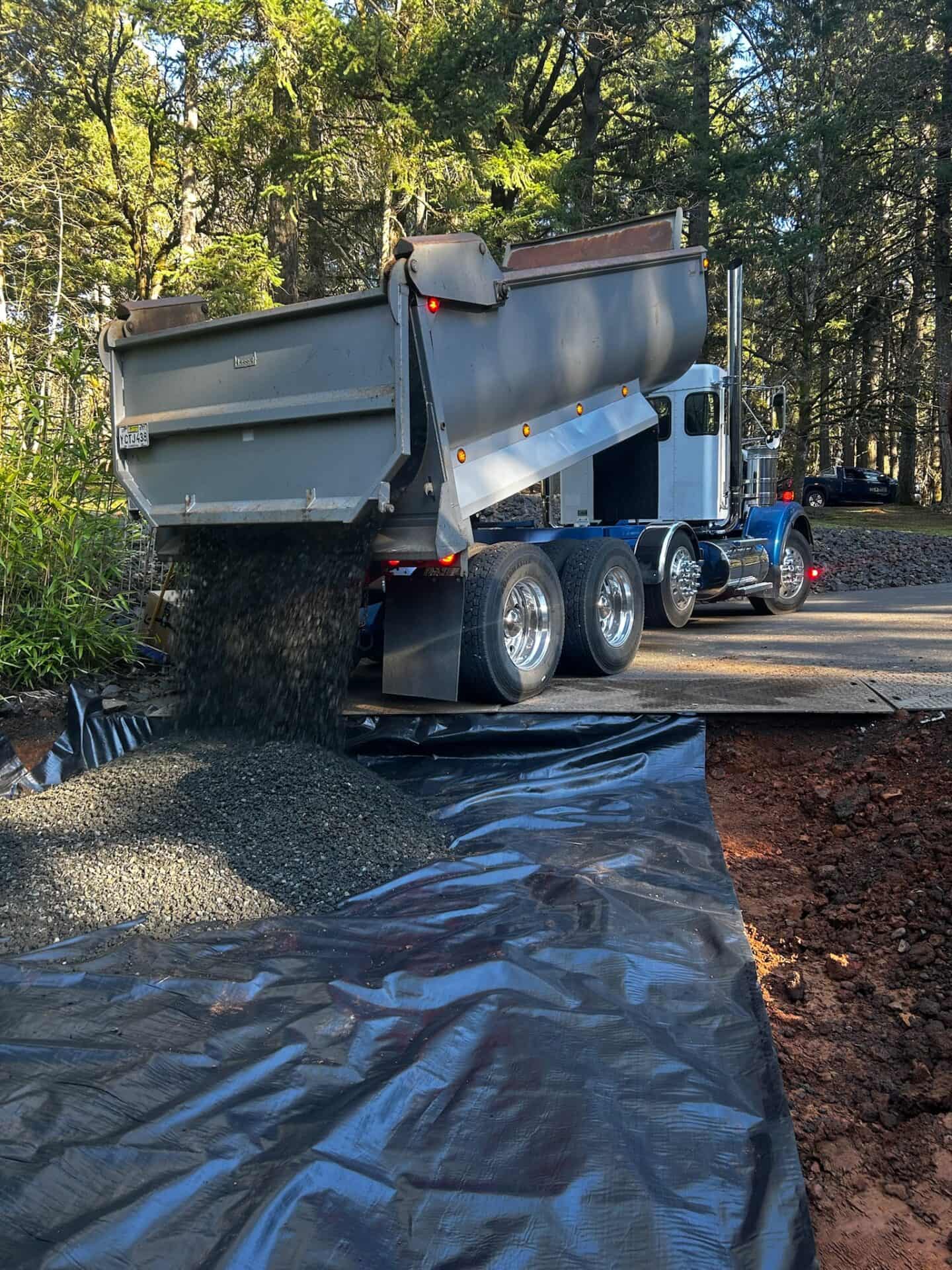 Gravel & Rock Delivery for commercial projects in Gresham, OR