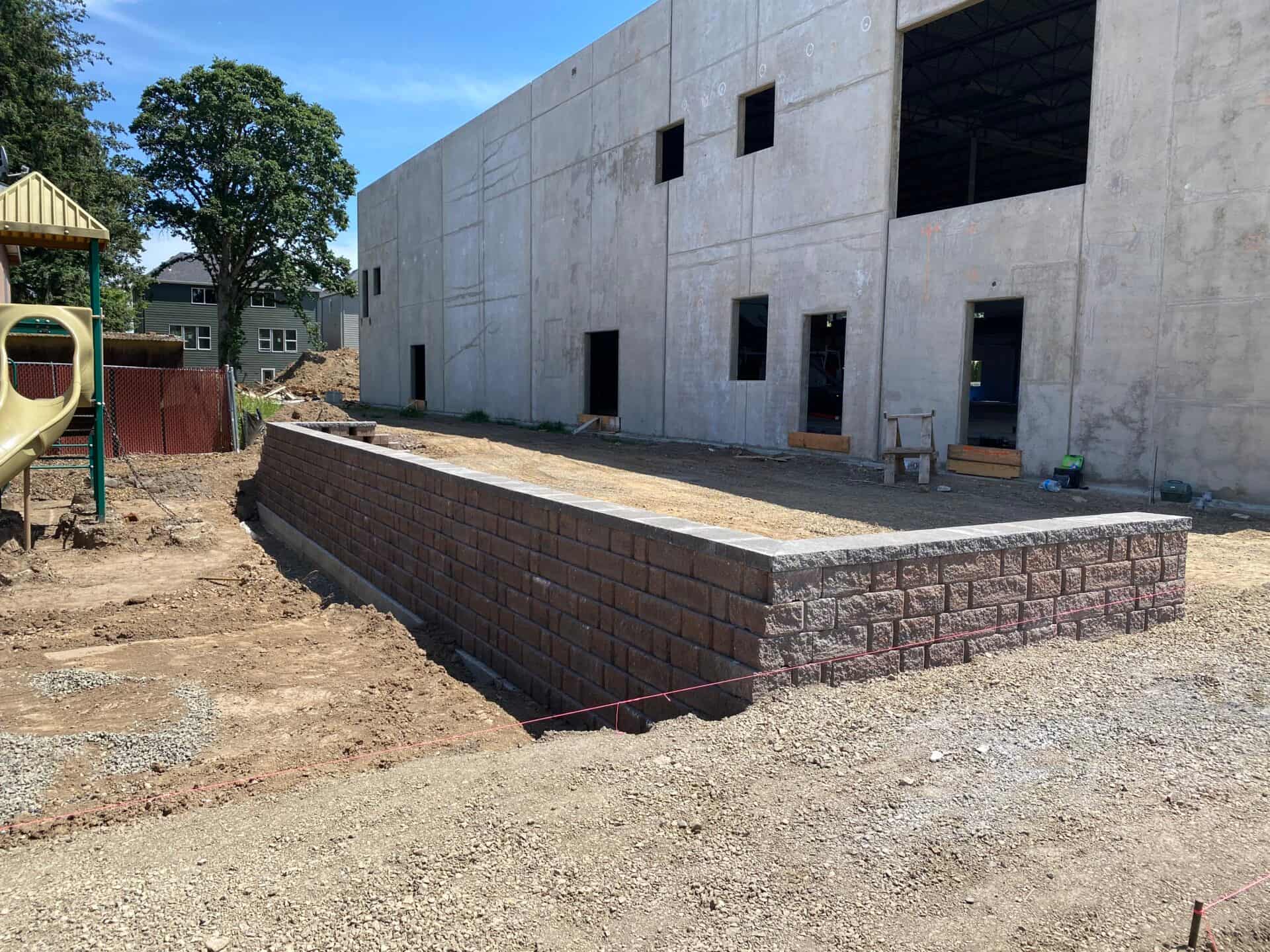 Commercial Retaining Walls for commercial projects in Independence, OR