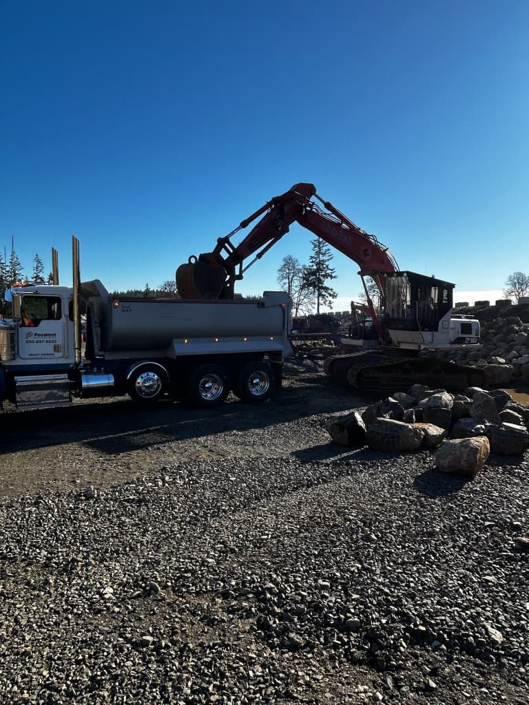Excavation with our own crews and equipment
