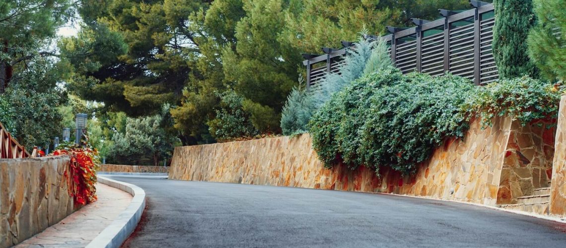 Boost Commercial Curb Appeal With a Retaining Wall pool space
